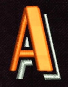 알파벳패치 Britannic 3D (A~Z) - 자수와팬 슈퍼월드 자체제작 자수공장