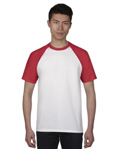 76500 (180g) WHITE-RED / 흰색-빨간색 / 흰색-빨간색면티,반팔티셔츠,라운드티,면티,라그랑티셔츠