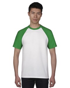 76500 (180g) WHITE-IRISH GREEN / 흰색-초록색 / 흰색-초록색면티,반팔티셔츠,라운드티,면티,라그랑티셔츠