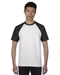 76500 (180g) WHITE-BLACK / 흰색-검정색 / 흰색-검정색면티,반팔티셔츠,라운드티,면티,라그랑티셔츠