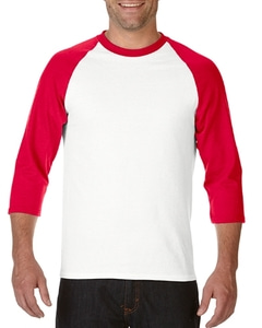 76700 (180g) WHITE-RED / 흰색-빨간색 / 흰색-빨간색면티,7부티셔츠,라운드티,면티,라그랑티셔츠