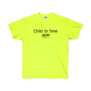TRC0120  CHILD IN TIME 티셔츠, 형왕노랑색, 커플티 /그래픽반팔티셔츠, 라운드면티, 라운드반팔티, 기본면티셔츠, 반팔티셔츠