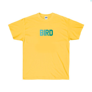 TRC0112  버드티셔츠, 노랑색, 커플티 /그래픽반팔티셔츠, 라운드면티, 라운드반팔티, 기본면티셔츠, 반팔티셔츠