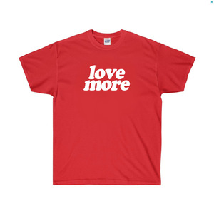 TRC014 러브티셔츠, 빨강색 사랑커플티, 커플티 /그래픽반팔티셔츠, 라운드면티, 라운드반팔티, 기본면티셔츠, 반팔티셔츠