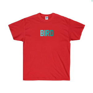 TRC0110  버드티셔츠, 빨강색, 커플티 /그래픽반팔티셔츠, 라운드면티, 라운드반팔티, 기본면티셔츠, 반팔티셔츠