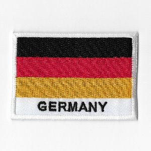 RG001 - / Germany flag 독일국기 자수패치  /자수패치, 자수와팬, 예쁜자수패치, DIY패치, 특이한자수패치, 의류자수패치