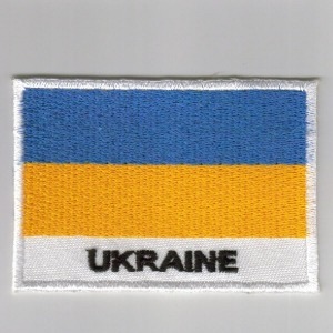 UKR003 국기패치  - 우크라이나 나라패치, 우크라이나 국기패치, 군대패치, 우크라이나 자수패치
