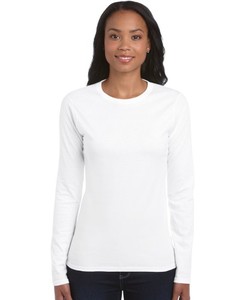 [여성] 76400L (180g) WHITE / 흰색 / 흰색면티,긴팔티셔츠,라운드티,면티,민자티,기본면티