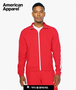 RSA7346W RED 빨강색 남성 트레이닝 자켓 / 베이직면티셔츠 아메리칸 어페럴 USA핏 라운드면티셔츠